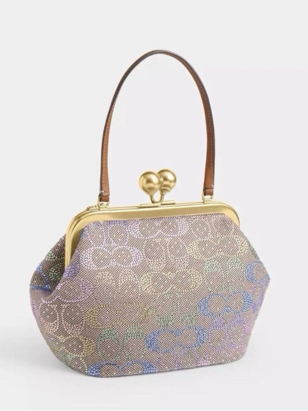 Coach Rainbow Crystal Kisslock Bag BNWT - Picture 7 of 12